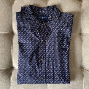 Ralph Lauren button down shirt anchor Men's XXL classic fit